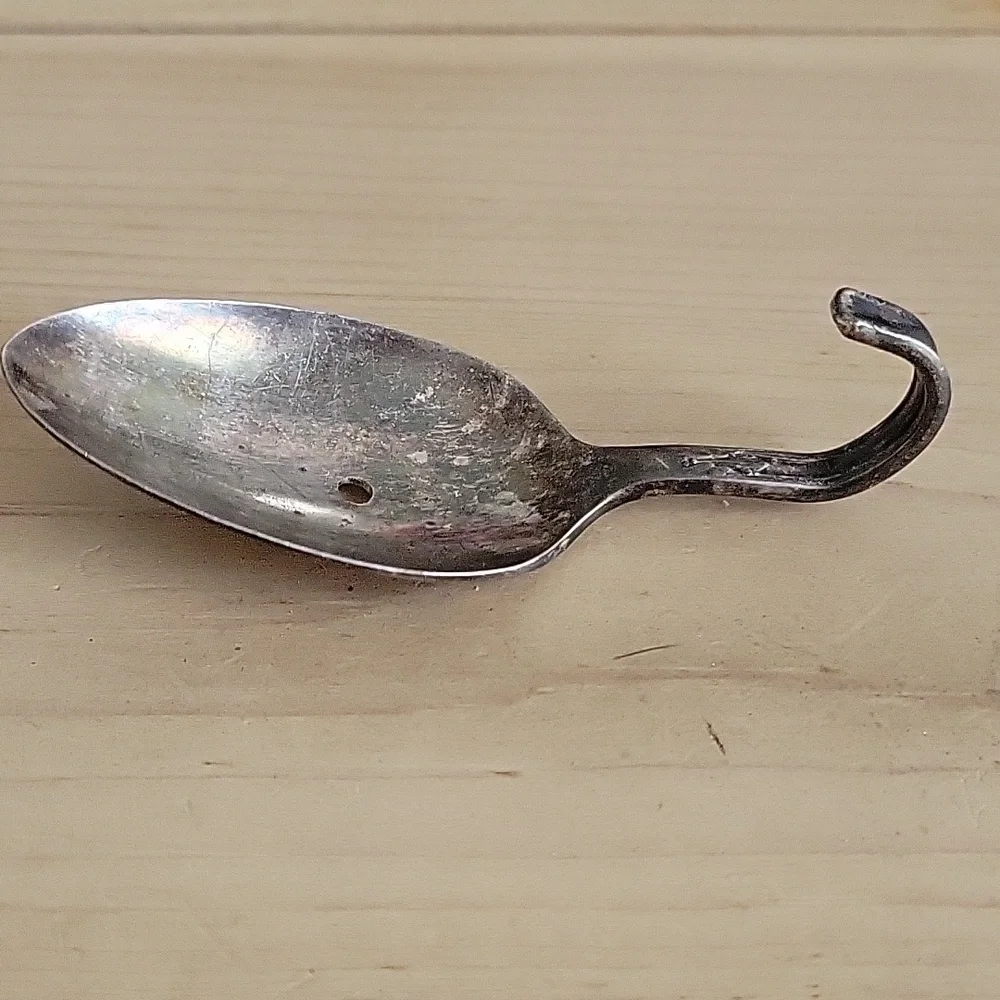 Vintage Silverplate Spoon Hook
